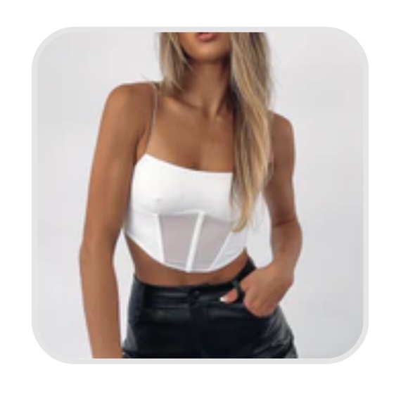 White Fox Bustier - Picture 1 of 4